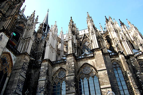 Catedral de Colónia spire - fotografia de stock