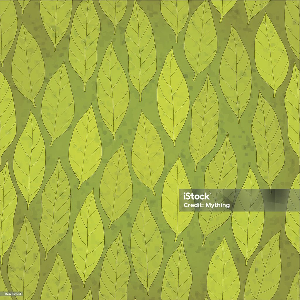 seamless green leafs - clipart vectoriel de Arbre libre de droits