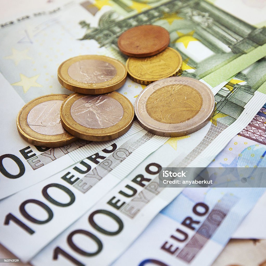 L'argent européen - Photo de Abstrait libre de droits