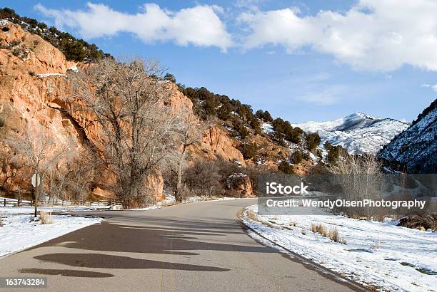 Inverno Em Utah - Fotografias de stock e mais imagens de Ao Ar Livre - Ao Ar Livre, Estrada, Fotografia - Imagem