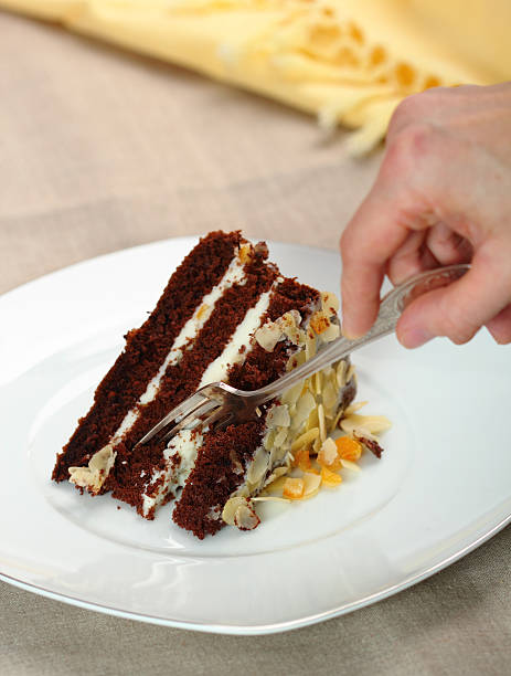 istock Chocolate Cake with Almonds and Candied Orange Peel 163743502