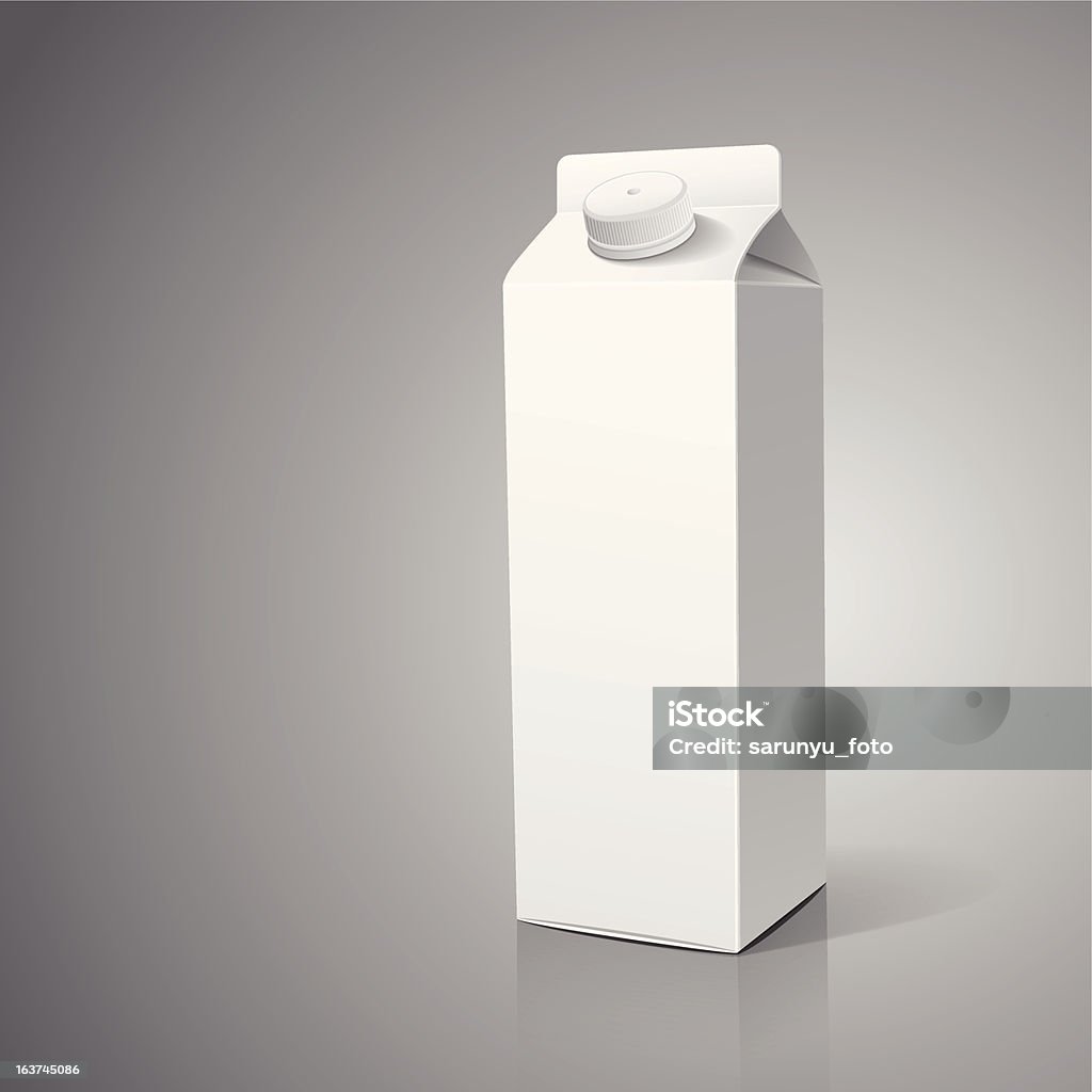 Caixa de leite embalagem - Royalty-free Bebida arte vetorial