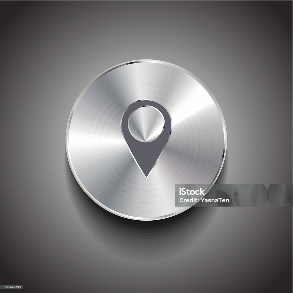 Point Button Images Vector Pointer Button Stock Illustration - Download Image Now - Map Pin ...