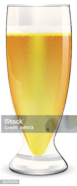 Copo De Cerveja - Arte vetorial de stock e mais imagens de Acender - Acender, Amarelo, Bebida