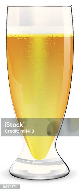 Glass Of Beer Stock Illustration - Download Image Now - Alcohol - Drink, Amber, Beer - Alcohol