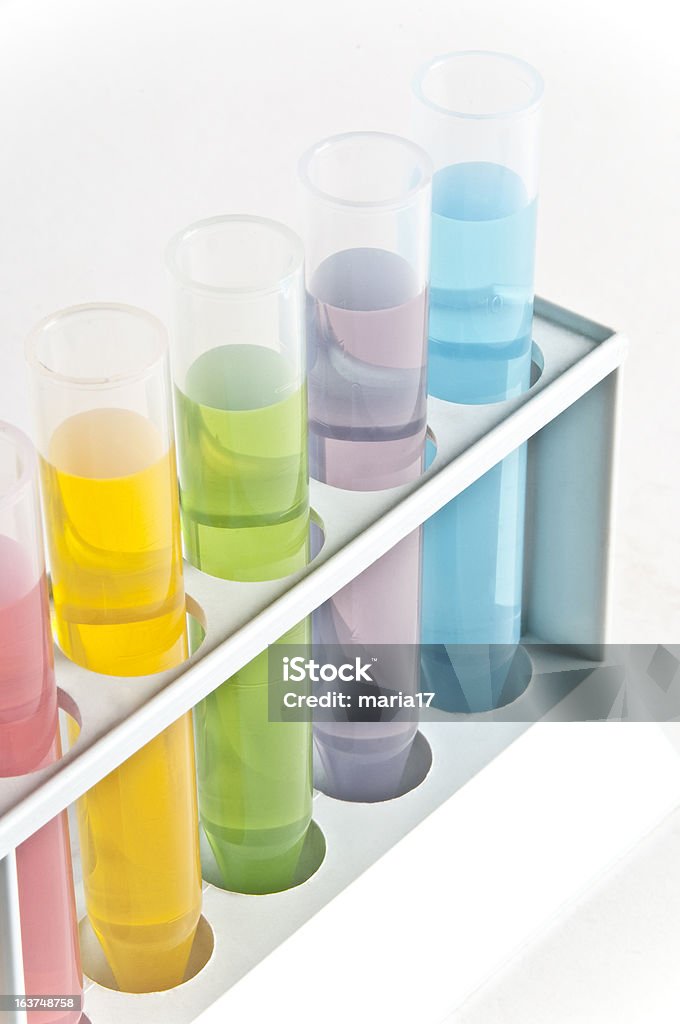 Bioquímica tubos de ensayo - Foto de stock de Artículo médico libre de derechos