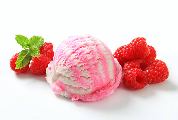 istock Scoop of raspberry ice cream 163749056
