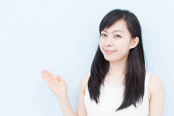 istock Young Woman Showing 163750449