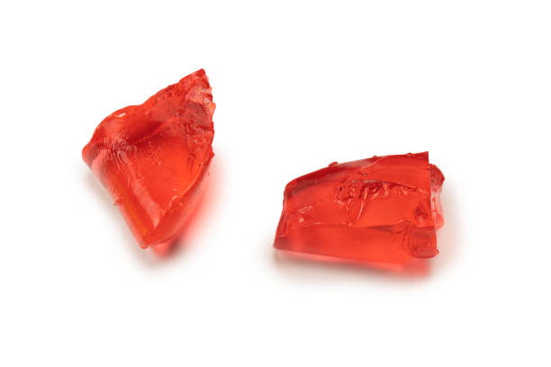 istock Sweet fruit jelly dessert isolated on a white background. 1637514725