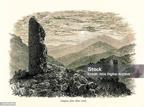 Canigou França Antigo Ilustrações Europeia - Arte vetorial de stock e mais imagens de Antiguidade - Antiguidade, Ao Ar Livre, Cadeia de Montanhas