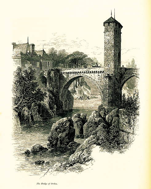 istock Bridge over the Gave de Pau, Orthez, France 163752691