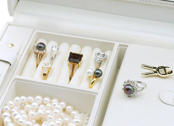 Jewelry Box Jewelry in a jewelry box jewelry box photos stock pictures, royalty-free photos & images