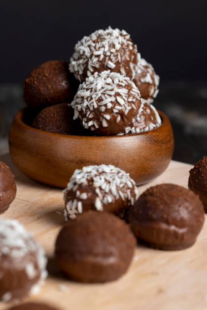 istock Cocoa and sugar chocolates, close up 1637558711