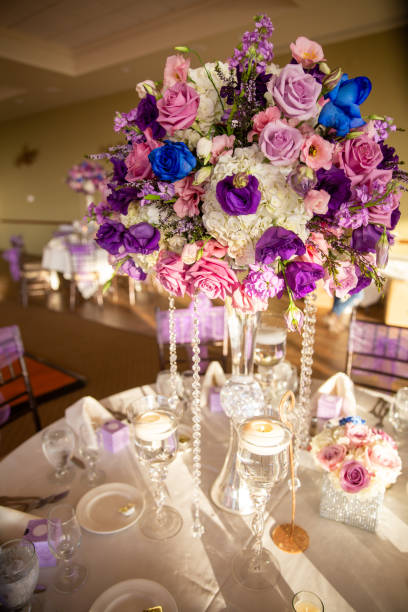 istock Wedding venue centerpiece 1637631782