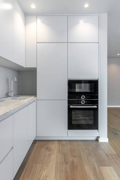 istock Modern bright new kitchen in a newly renovated apartment 1637652859
