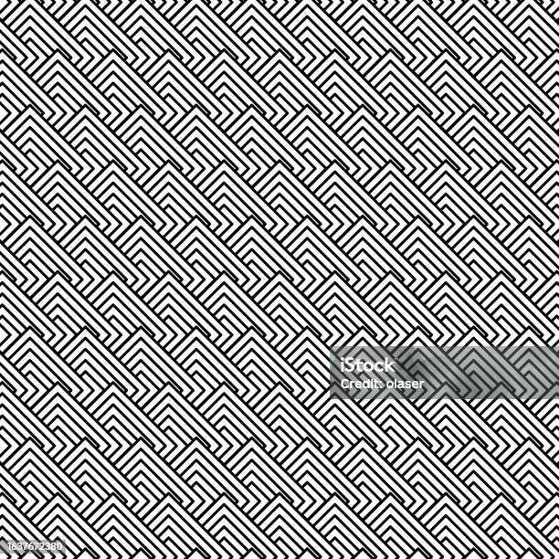 Nested Pattern Designs A Layered Pattern Featuring Squares Nested Within Squares Creating An ...