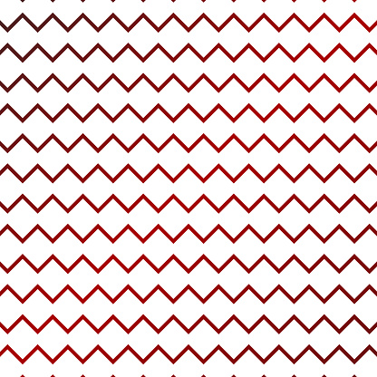 A vibrant red zigzag pattern presented in horizontal lines, enhanced by a subtle color gradient that adds depth and visual interest.