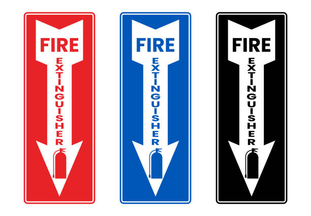 fire extinguisher sign stickers printable file safety symbols - 滅火筒標誌 幅插畫檔、美工圖案、卡通及圖標