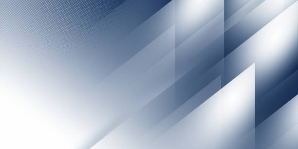 istock Blue white square shape abstract technology concept Background. Minimal Geometric illustration 1637774181