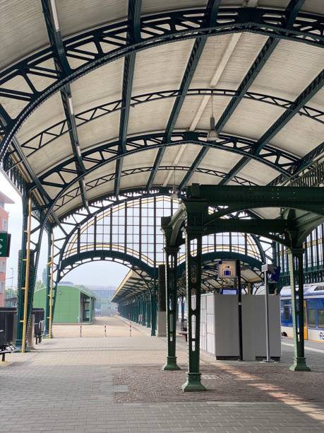 istock Train station in Netherlands, Europe during summer 1637903409
