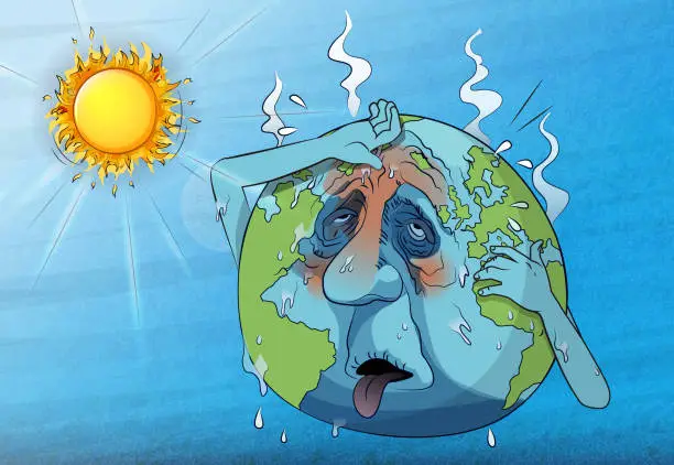 Vector illustration of Global Warming