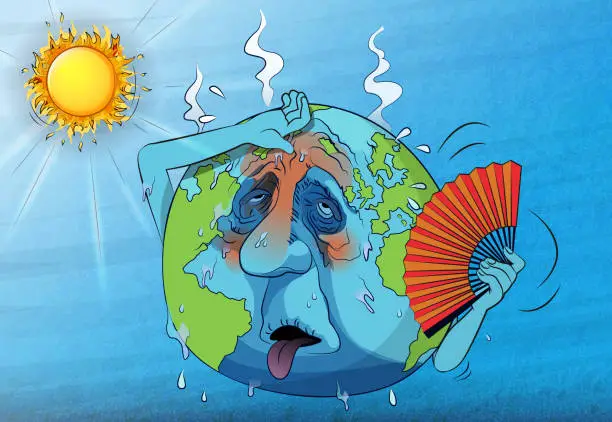 Vector illustration of Global Warming