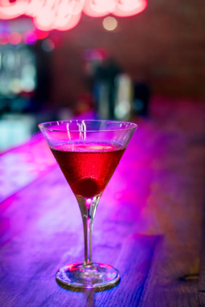 istock Manhattan cocktail on a bar counter 1637952429