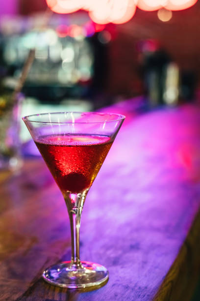 istock Manhattan cocktail on a bar counter 1637952996