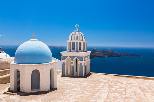 Fira is the vibrant and bustling main town of the enchanting Santorini island in Greece. Perched on the western edge of the island, Fira offers an awe-inspiring panorama of the iconic volcanic caldera and the sparkling Aegean Sea.