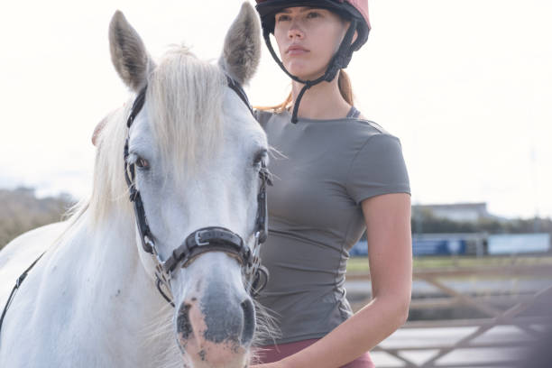 istock Tending to the horse 1638059738