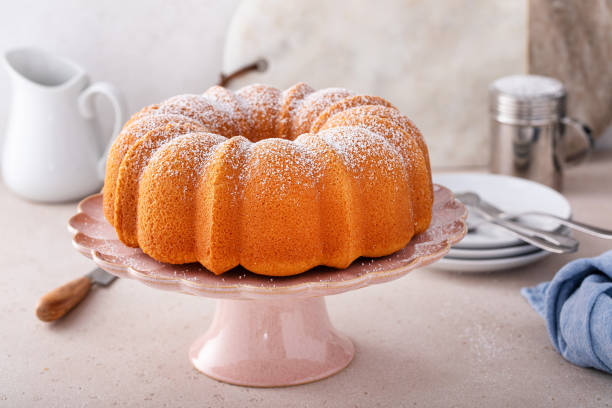 istock Pound cake, traditional vanilla or sour cream flavor 1638099764