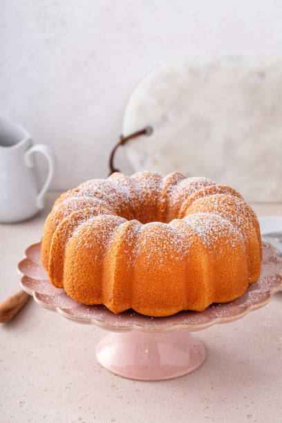istock Pound cake, traditional vanilla or sour cream flavor 1638099770