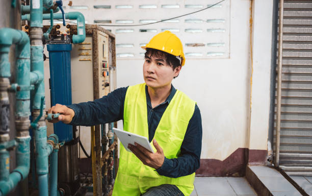 istock A skilled engineer is seen utilizing a tablet computer to efficiently monitor the Reverse Osmosis system in a drinking water factory. 1638108694