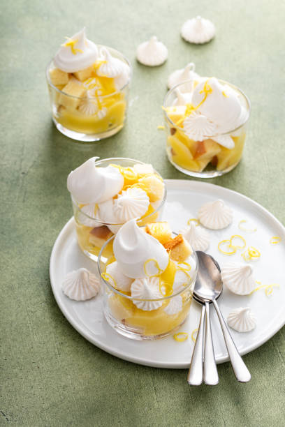 istock Lemon meringue and pound cake trifle in a glass 1638113831