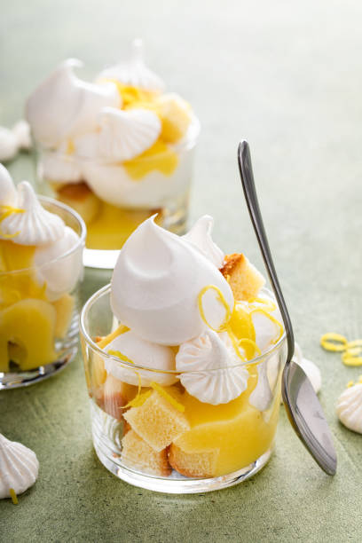 istock Lemon meringue and pound cake trifle in a glass 1638114356