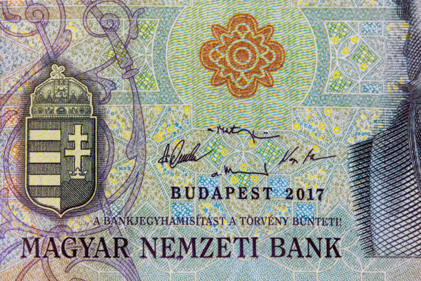 istock Take a at this 20,000 forint banknote, which is official currency of Hungary. 1638123768