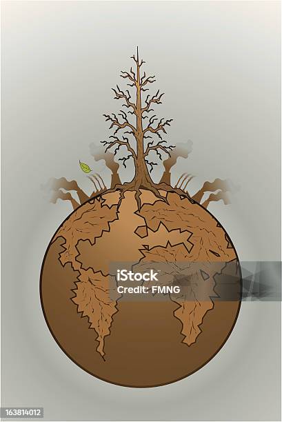 Ilustración de La Última Hoja Caída y más Vectores Libres de Derechos de Caer - Caer, Contaminación ambiental, Contaminación del aire