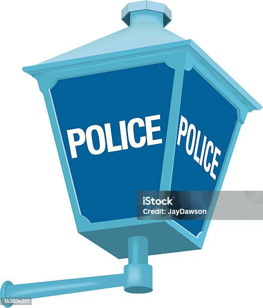 Ilustración de Lámpara De Policía y más Vectores Libres de Derechos de Comisaría - Comisaría, Crimen, Cuerpo de policía