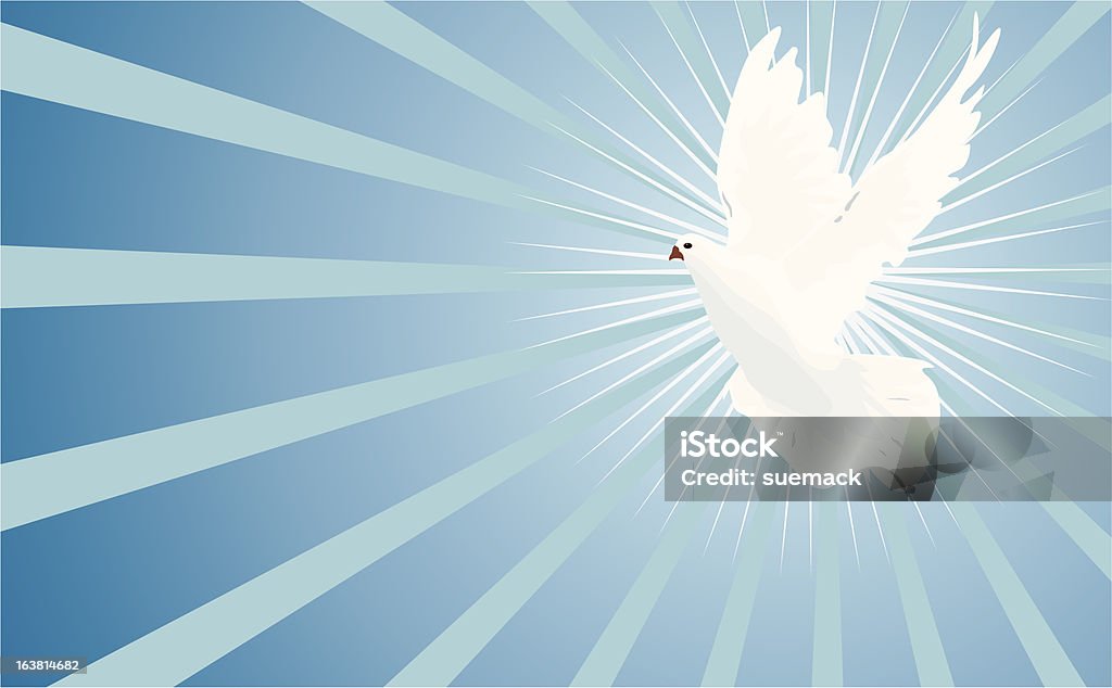 White Dove (vector - arte vectorial de Símbolo de la paz - Conceptos libre de derechos