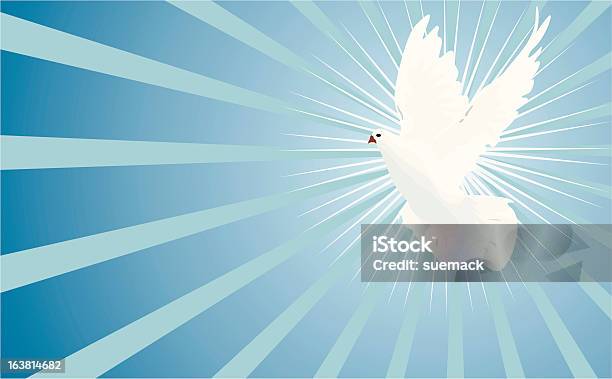 Ilustración de White Dove Vector y más Vectores Libres de Derechos de Símbolo de la paz - Conceptos - Símbolo de la paz - Conceptos, Ala de animal, Amor - Sentimiento