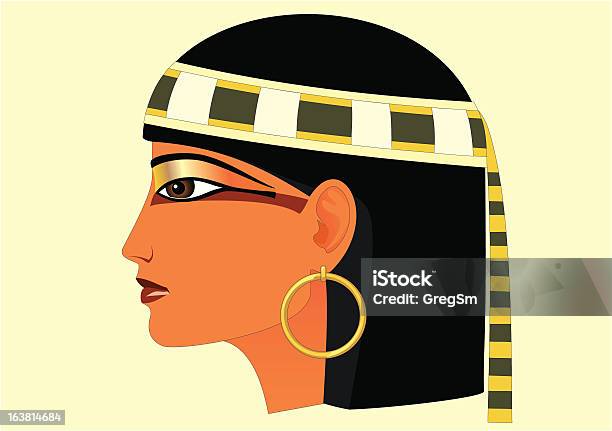 Egipto Perfil - Arte vetorial de stock e mais imagens de Abstrato - Abstrato, Adulto, Arcaico