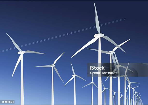 Éoliennes Trail Vecteurs libres de droits et plus d'images vectorielles de Alimentation électrique - Alimentation électrique, Choix, Concepts