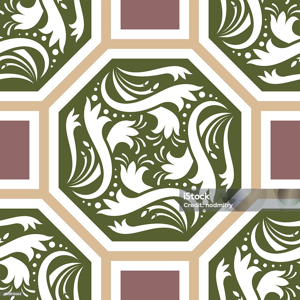 Octagon Combination Pattern Octagon Pattern Stock Illustration - Download Image Now - Abstract, Art ...