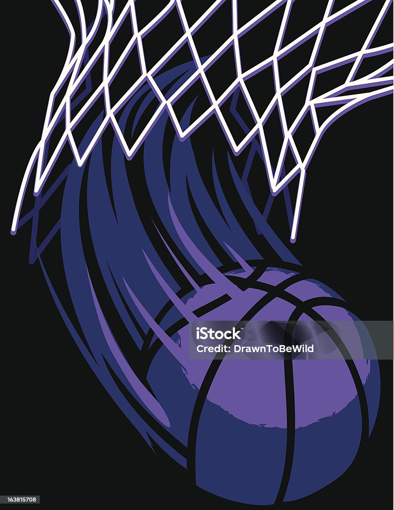Baloncesto de hoop - arte vectorial de Baloncesto libre de derechos