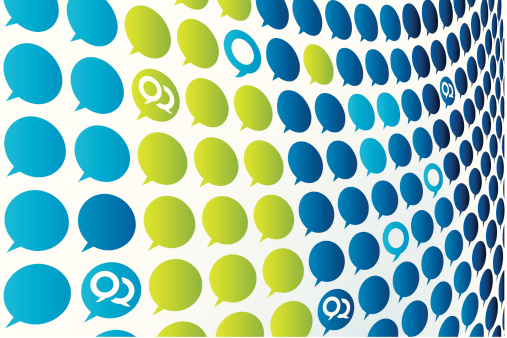 Conversation Background Stock Illustration - Download Image Now ...