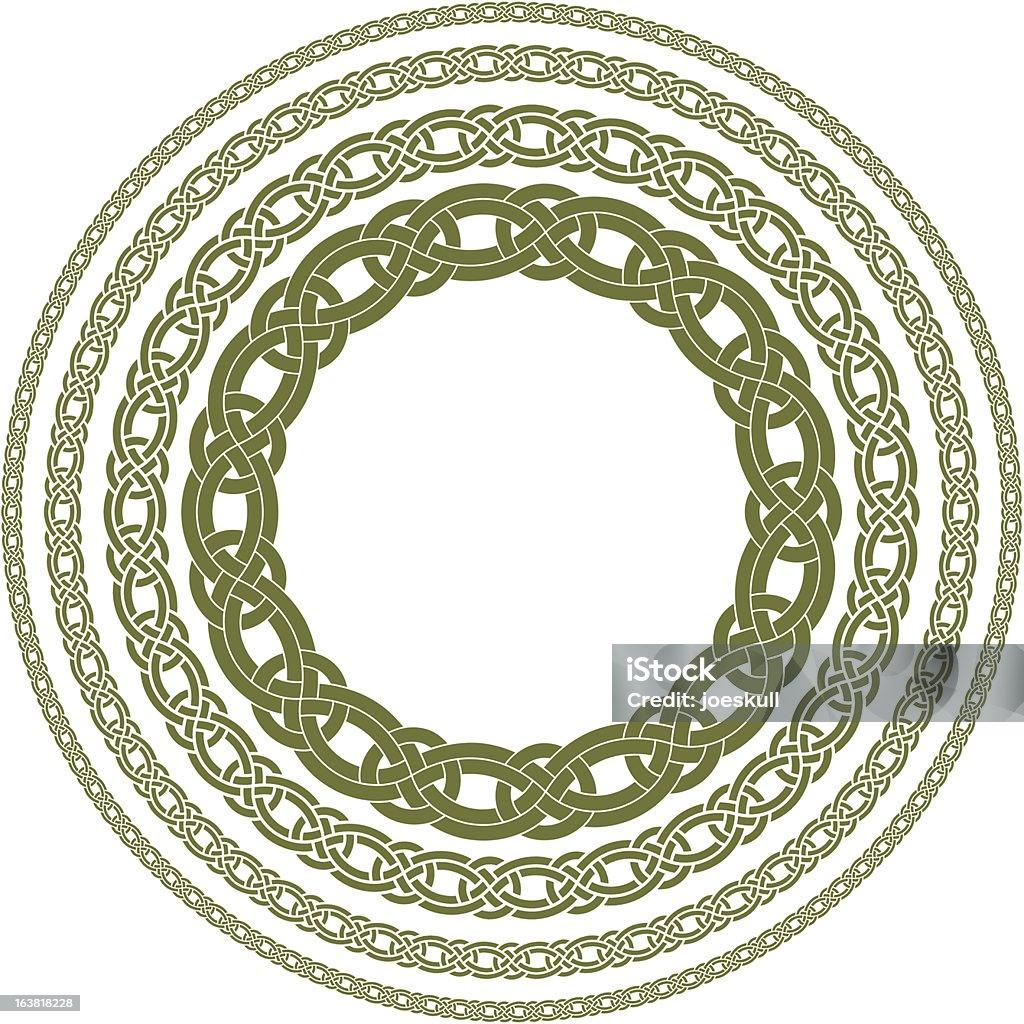 Keltische Knoten Kreisen - Lizenzfrei Kreis Vektorgrafik