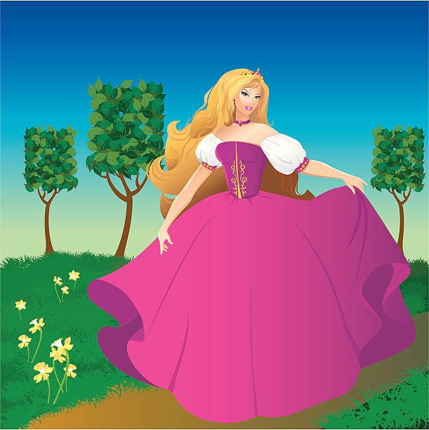 Principessa - illustrazione arte vettoriale