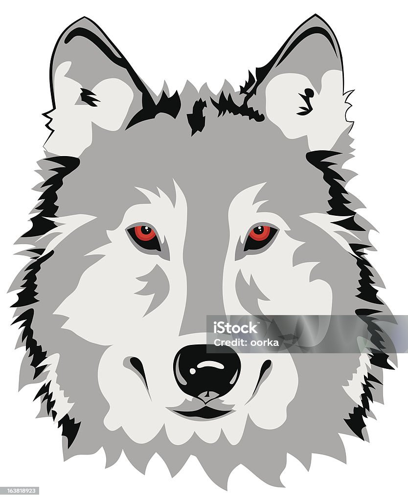 Wolf - arte vettoriale royalty-free di Animale