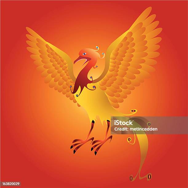 Phoenix - Arte vetorial de stock e mais imagens de Animal - Animal, Banda desenhada - Produto Artístico, Design