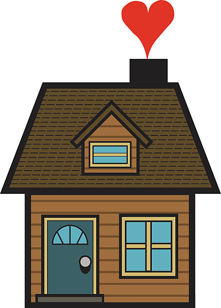 Cartoon Home Stock Illustration - Download Image Now - Apartment, Bungalow,  Cartoon - iStock